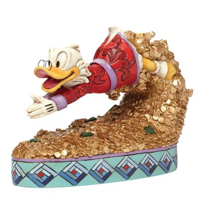Disney Traditions Figurine by Jim Shore: Dagobert Treasure Dive