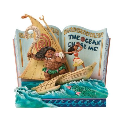 Disney Traditions Figurine by Jim Shore: Moana Ocean Storybook