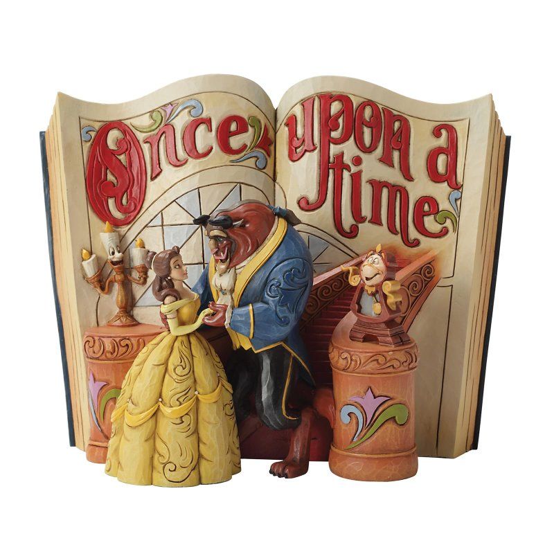 Disney Traditions Figurine by Jim Shore:  Beauty and the Beast Storybook