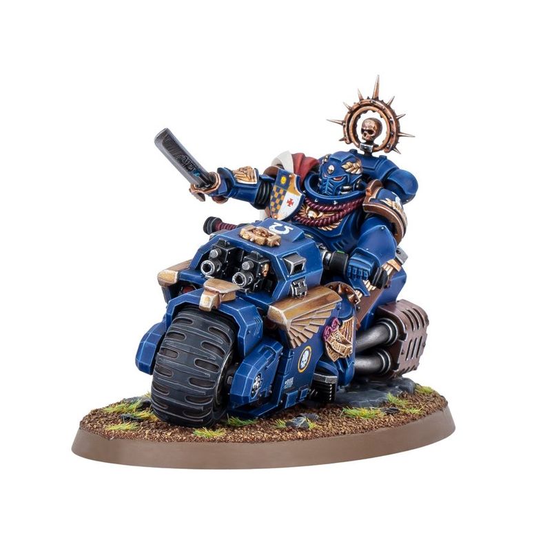 Warhammer 40k, Space Marines: Captain on Bike