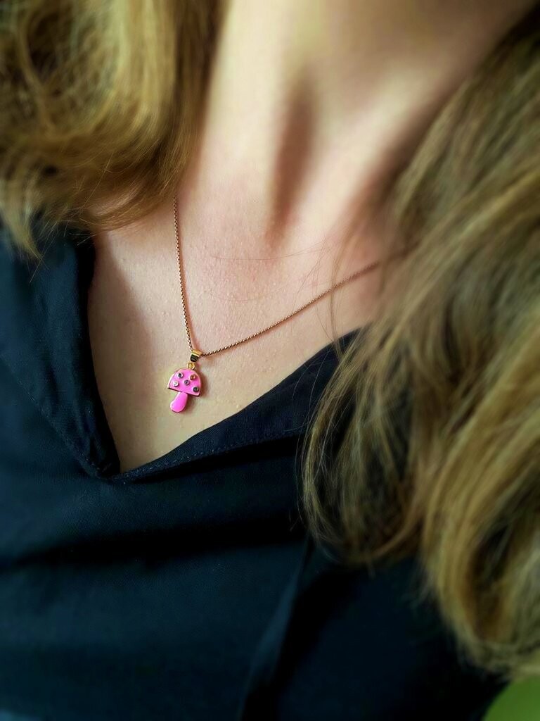 "Todt" Kette mit Pilzanhänger