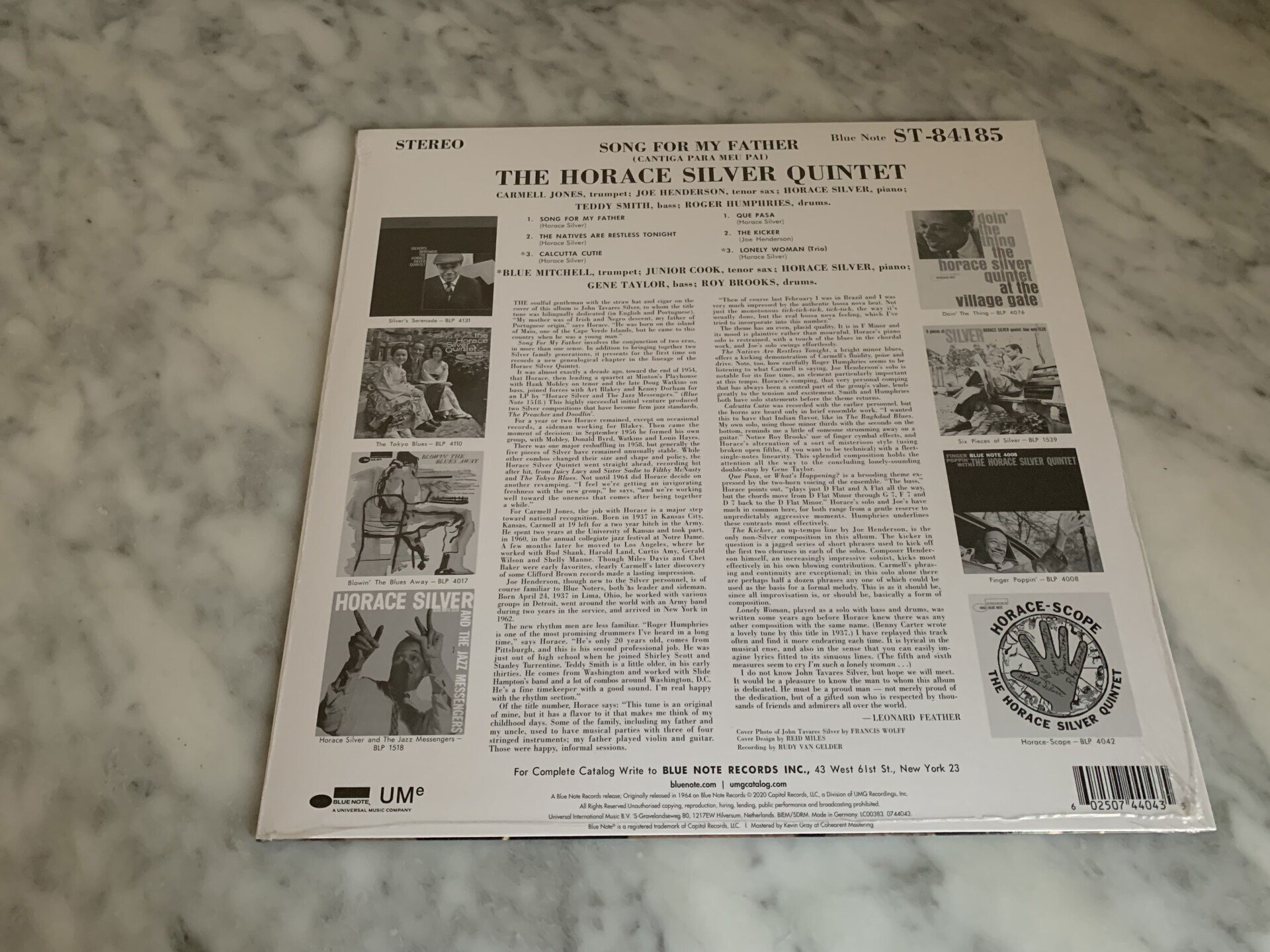 Song For My Father - The Horace Silver Quintet