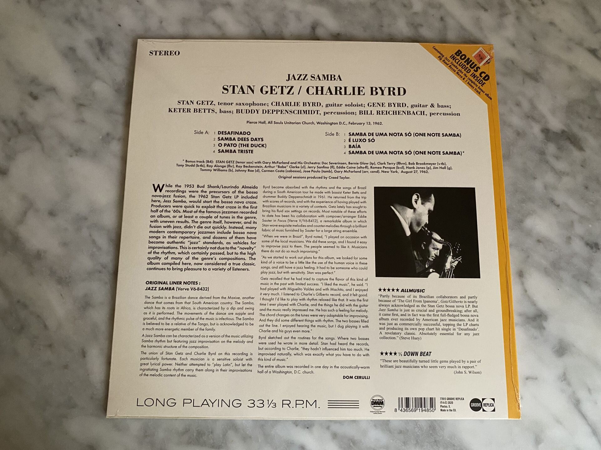 Jazz Samba - Stan Getz & Charlie Byrd