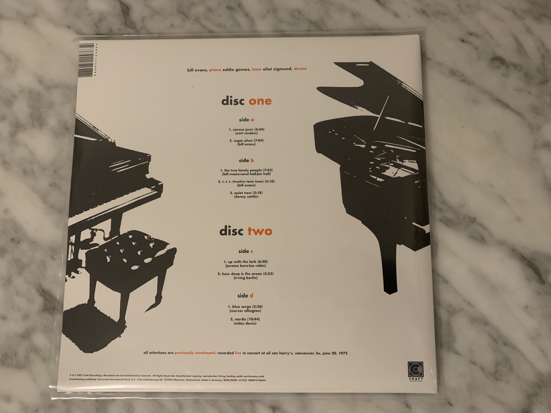 On A Friday Evening Bill Evans Trio