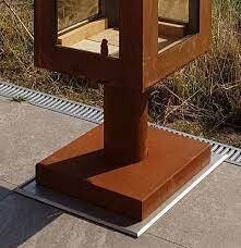 Woodchuck inox vloerplaat