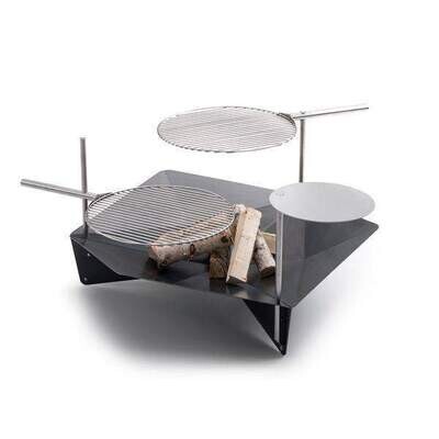 Höfats Triple grillrooster met houder 45 cm