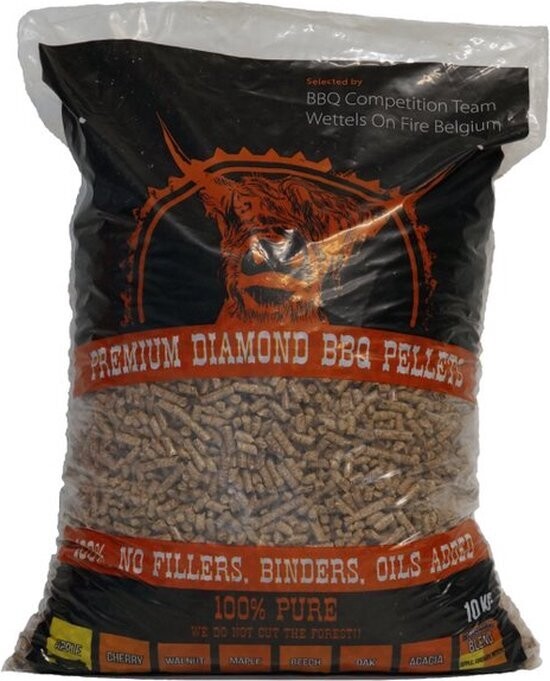 Premium diamonds bbq pellets appel