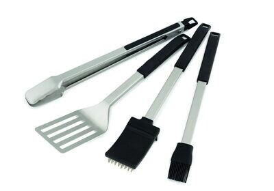 Tangset 4-delig inox