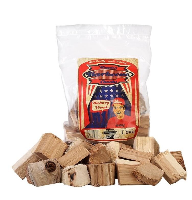 Rookhout houten chunks okkernoot- hickory