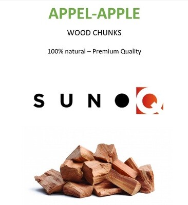 SUNO-Q wood chunks Appel