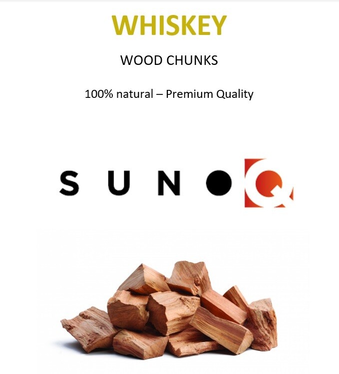 SUNO-Q wood chunks whiskey