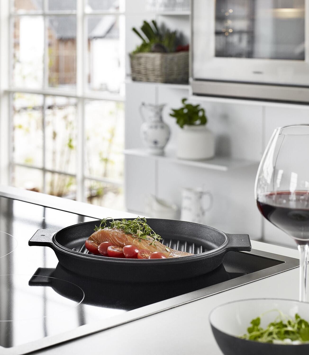 Cocotte/ Kookpot van 3,5l met grillpan