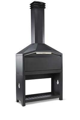 Braaimaster vrijstaand duo zwart