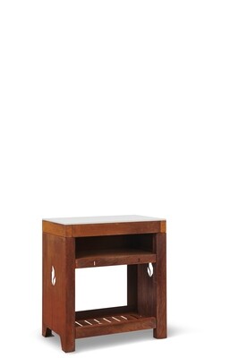 Zijtafel single cortenstaal