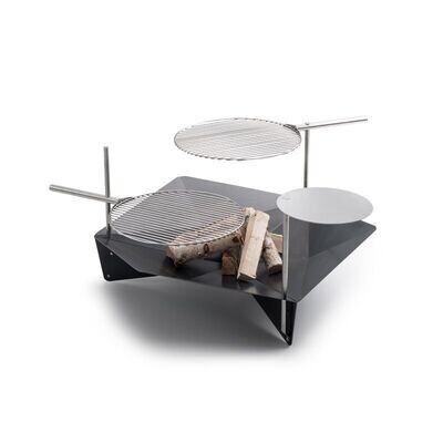 Höfats Triple grillrooster met houder 55cm