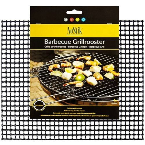 Fijnmazig grillmatje voor vis en groenten (32x32 cm)