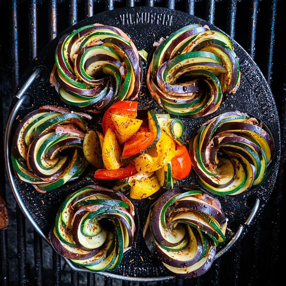 Muffinpan gietijzer, 7 vormen