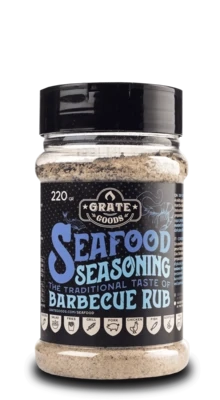 Seafood seasoning BBQ rub door Grate Goods
