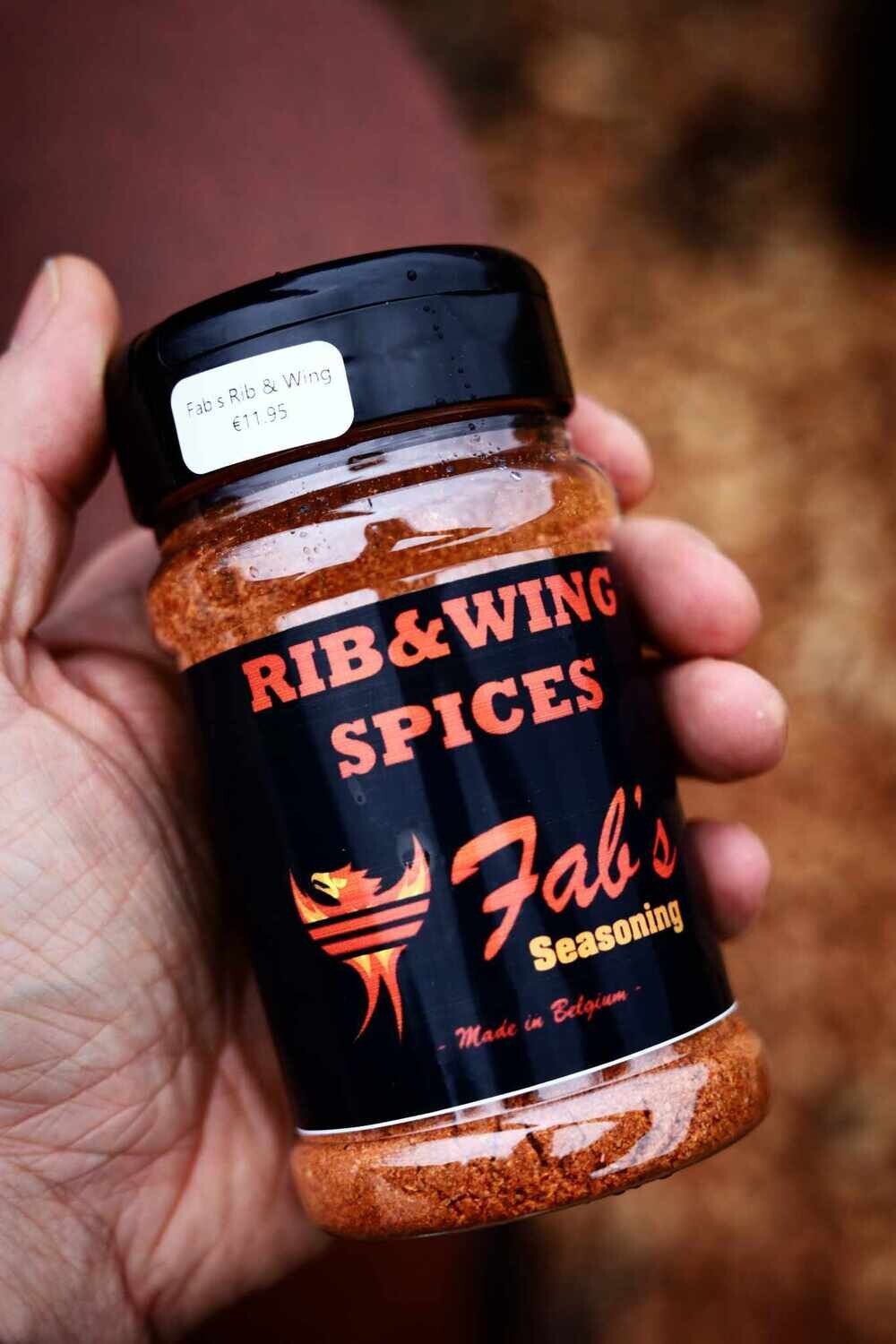 Fab&#39;s rib &amp; wing rub