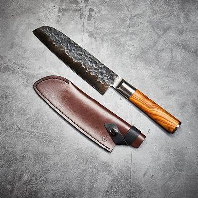 Lederen hoes Forged Santoku 18