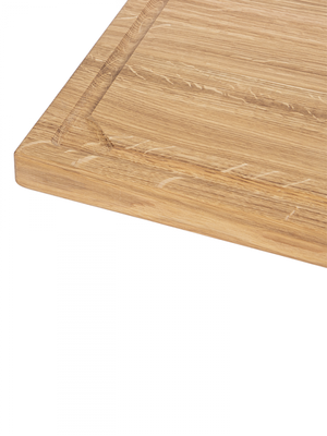 Eiken snijplank met sapgeul 50x40x3,5