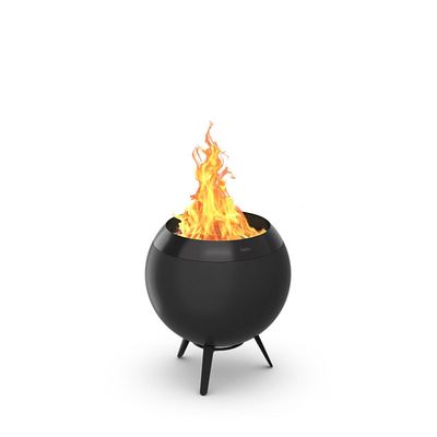 Moon 45 vuurschaal met lage voet ZWART