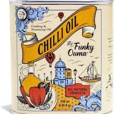 Funky Ouma - Chili olie - 250 ml