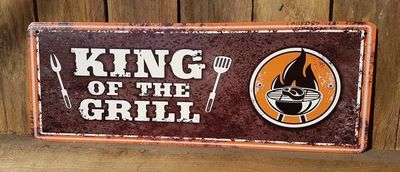 BBQ wandbord King of the Grill