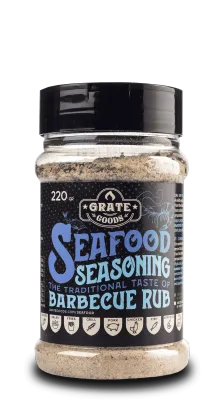 Seafood seasoning BBQ rub door Grate Goods
