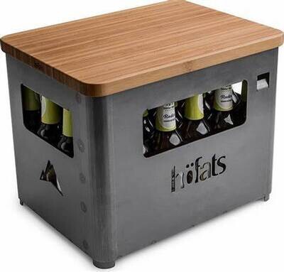 Beer box vuurkorf plank bamboe