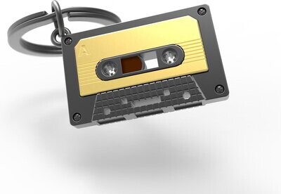 Metalmorphose sleutelhanger Audiocasette