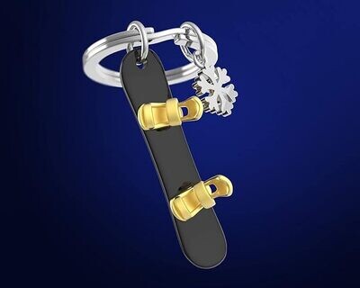 Meta(l)morphose sleutelhanger Snowboard