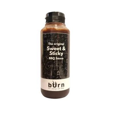Sweet &amp; Sticky BBQ Saus 500 ml - Burn