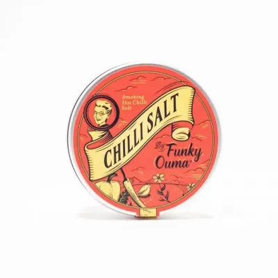 Funky Ouma - chilli zout - travel tin 90 gr