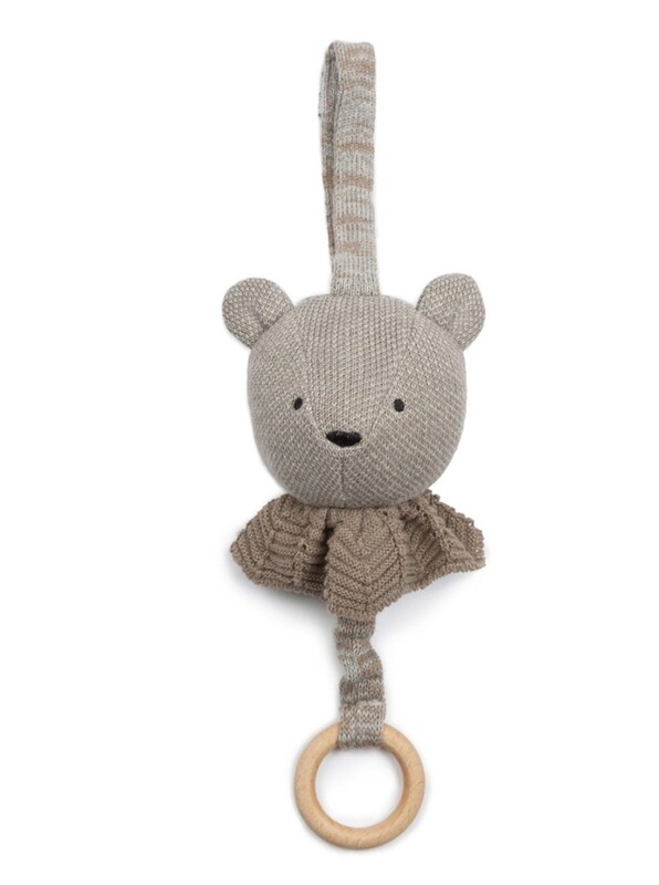 Muzikale mobiel beer Sandy/grey