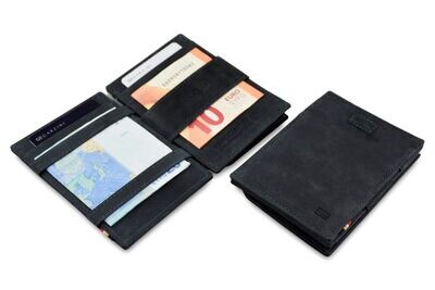 Magic Wallet met geldvakje Carbon Black
