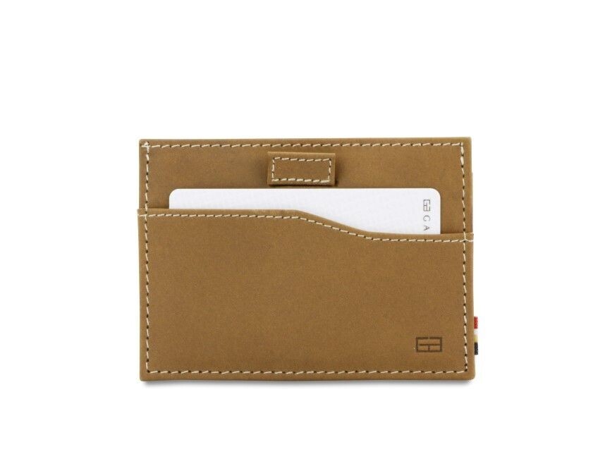 Card Holder Camel Brown