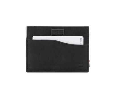 Card Holder Bruched Black