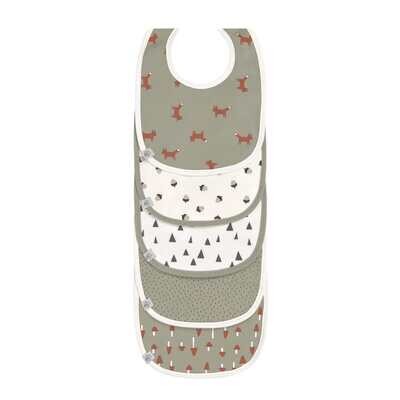 Slabbetjes Little Forest-Vos set-5