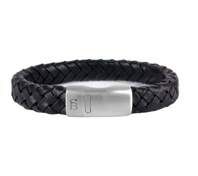 Leather Bracelet Cornal-Black
