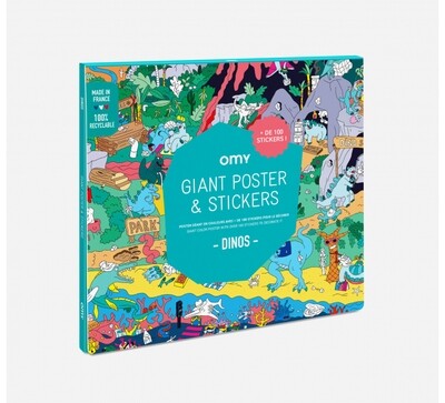 Omy posters and stickers-Dino’s