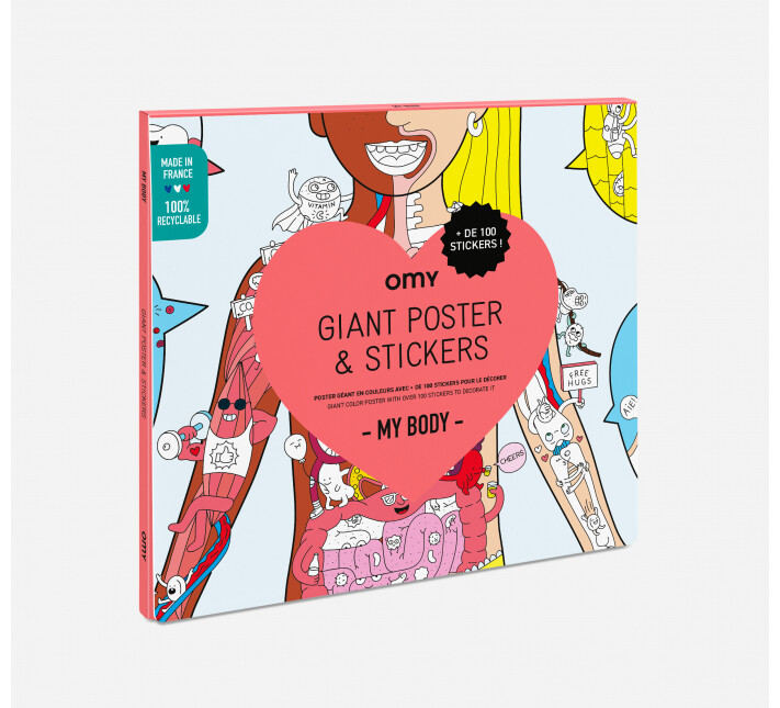 Omy posters and stickers-my body