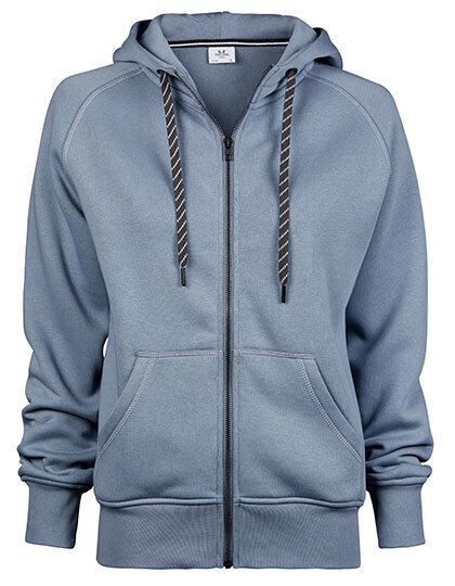 Modieuze Hoody dames met rits-Flint Stone Modieuze Hoody dames met rits-Flint Stone