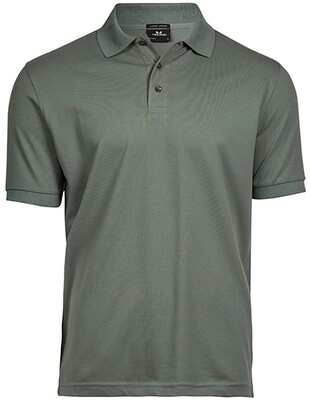 Luxe Stretch Polo heren-Leaf Green