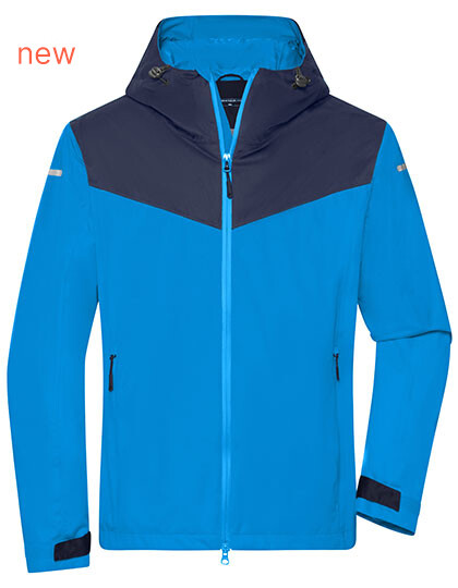 Allweather Jacket heren-Bright Blue-Navy Allweather Jacket heren-Bright Blue-Navy