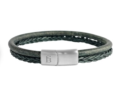 Leather Bracelet Denby-Military