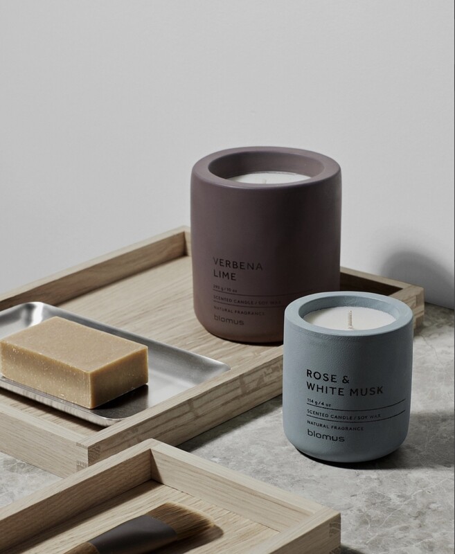 Geurkaars-FRAGA FLINSTONE Rose & White musk Small