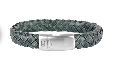 Leather Bracelet Cornell Dark Green