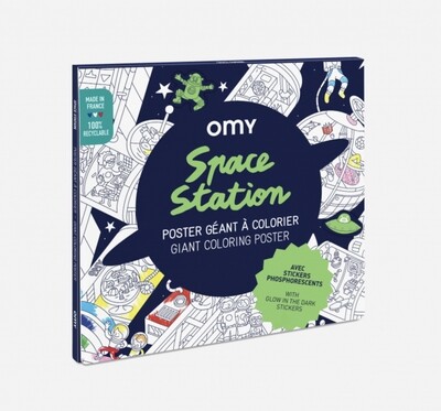 Omy Poster-Space station