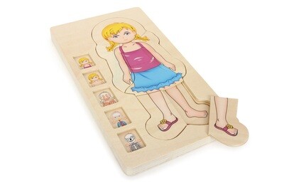 Puzzel anatomie Girl